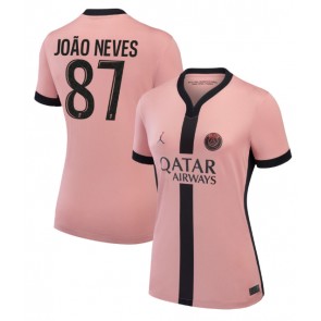 Paris Saint-Germain Joao Neves #87 Tredjetröja Dam 2024-25 Kortärmad